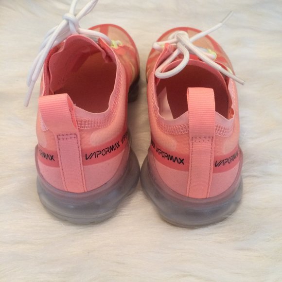 Nike Air Vapormax 2019 Pink Sneakers 7.5 with Box Used Once Pink Tint - Picture 6 of 11